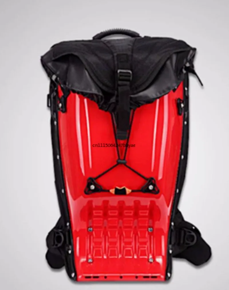 For 21L Hard Shell Motorcycle Helmet Bag Waterproof ABS Backpack Racing Riding Protective Travel Storage Tank Bag