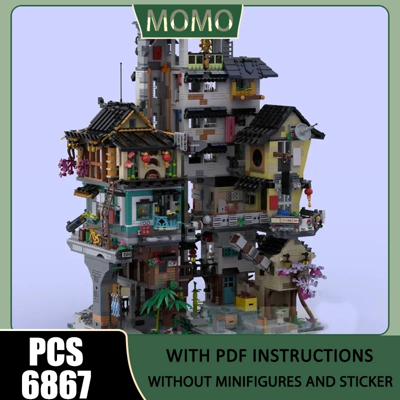 

Movie Model Moc Building Blocks City Neighborhood Model Technology Brick DIY Assembly Model Construction Holiday Set Toys