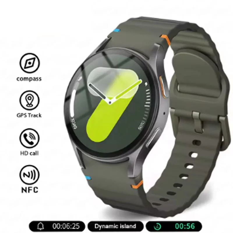 

NFC GPS Смарт-часы Здоровье Спортивные часы AMOLED Дисплей Сердечный ритм Bluetooth-вызов для Motorola Moto Tab G62 LTE OPPO K10 Pro