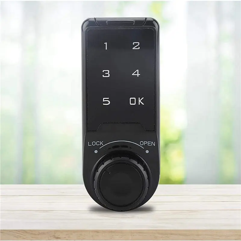 Y45A-5X Door Access Digital Electronic Security Cabinet Coded Locker Contact Keypad Password Key Access Lock-A