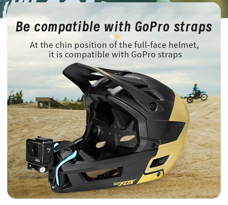 BATFOX Full Face Fahrradhelm Männer Frauen Downhill Off-Road Radfahren Motorrad Outdoor Sport Schutz Sicherheit MTB Fahrradhelme – Detail 9