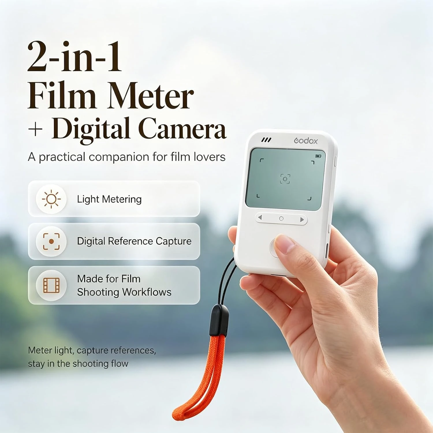 Godox C100 Retro Camera Ccd Transparent Viewfinder Camera Carry Vlog Camera Take Pictures For Shooting Film Vlog Video Gift