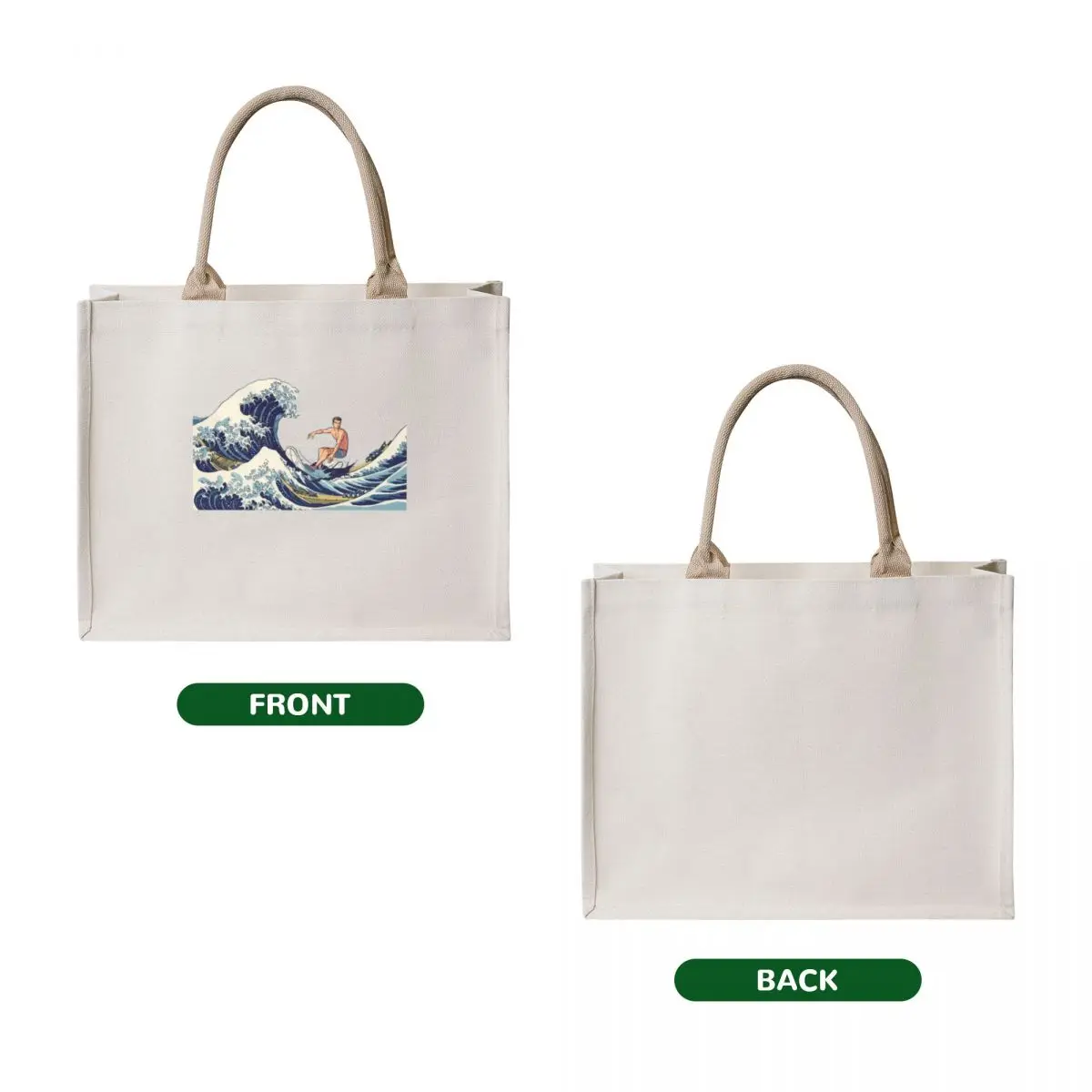 Surfer Big wave off Kanagawa Japanese surf Tote Bag bags luxury women free delivery bags Big bag women Big bag