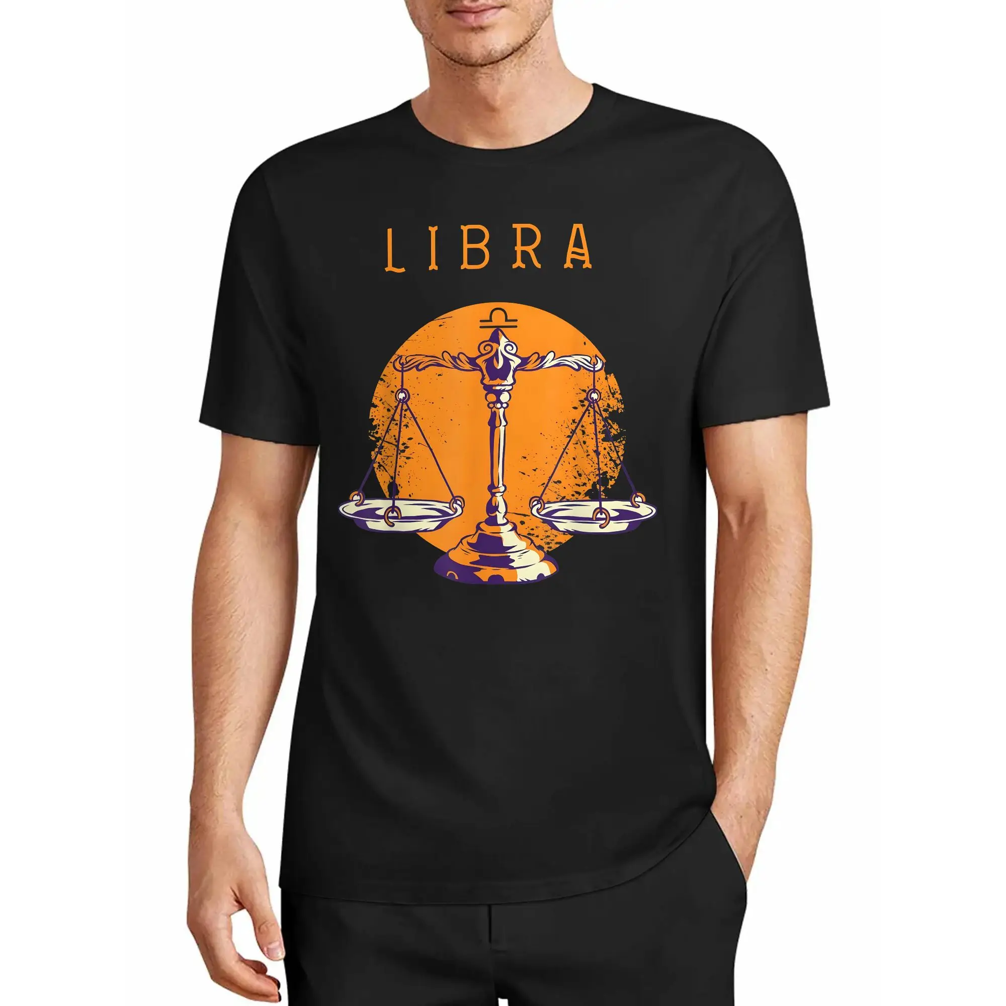 Men's T-Shirt Libra Zodiac Astrology Gift Edition