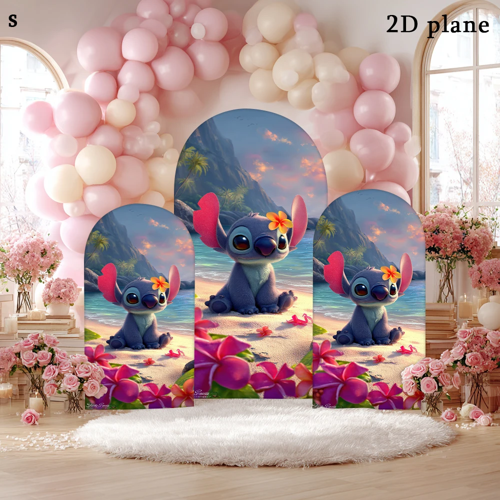 

Disney Stitch Tropical Beach Party Backdrop