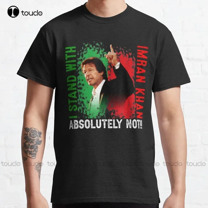 I Stand With Imran Khan - Imran Khan Pti Pakistan Support Freedom - I Stand With Imran Khan - T-Shirt Digital Printing Tee Shirt