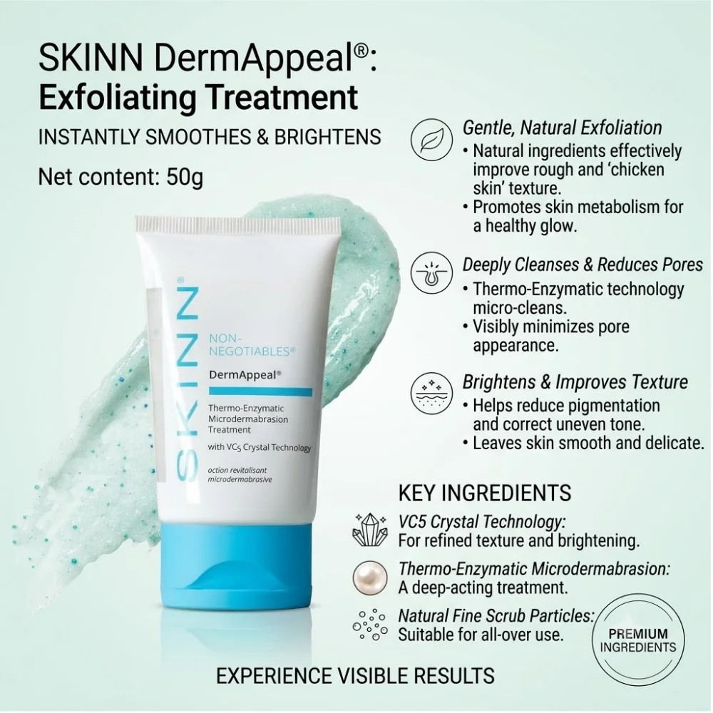 Body Scrub Exfoliating Cream for Smooth Skin Deep Cleansing Pore Cleanser Chicken Skin Remover Brightening Body Care Lotion 50g view 4