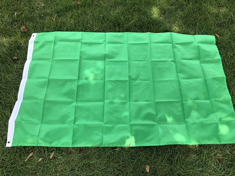 Bandera poliéster verde colgante exterior señalización táctica - imagen 2