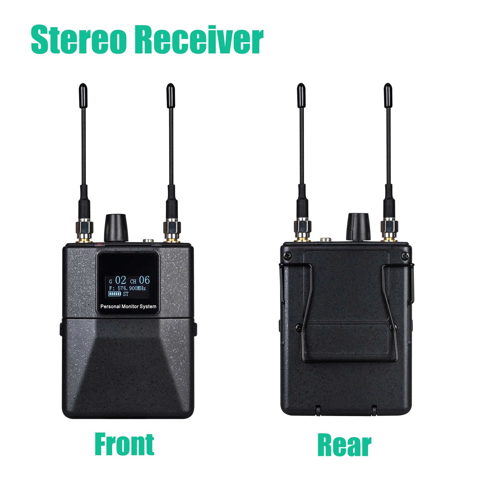 Betagear Rack Mount Stereo In Ear Monitor Professional Audio Stage Return PSM480 Wireless Monitoring System For Bands Musicians