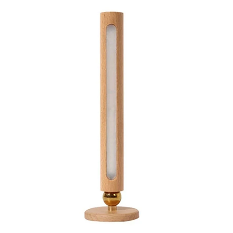 

New-360° Rotatable USB Charging Wood Indoor Wall Light Adjustable Brightness Touch Switch Sconce Corridor Wall Lights