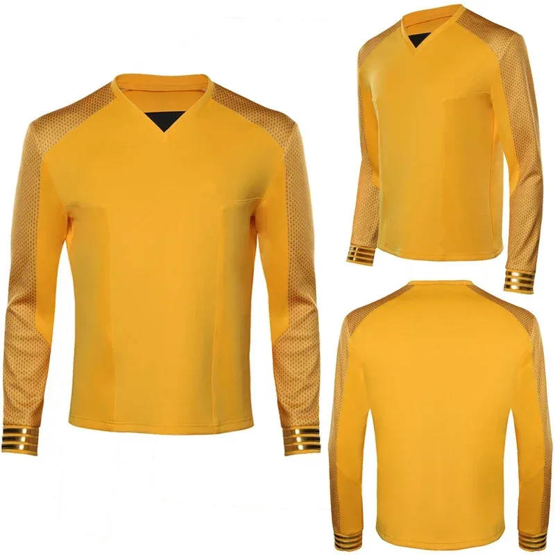 크리스토퍼 파이크 스팟 코스프레 판타지 TV 우주 여행 의상 소년 남성 성인 할로윈 카니발 변장 롤플레이 슈트