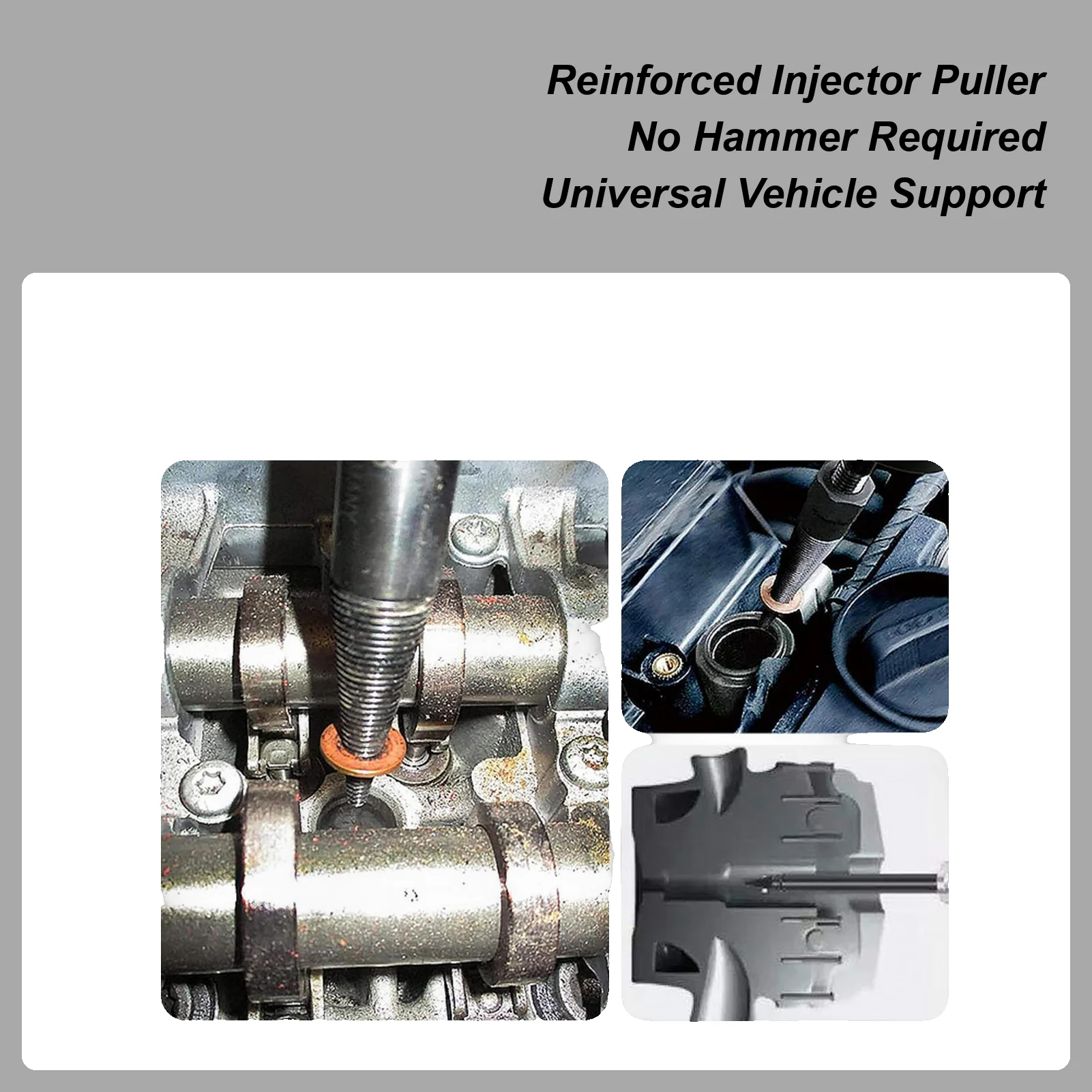 

Нескользящий гаджет для удаления инжекторов, набор инструментов для удаления инжекторов с воздушной вибрацией для энтузиастов, мужчин и женщин, автомобильные магазины, автомобильные