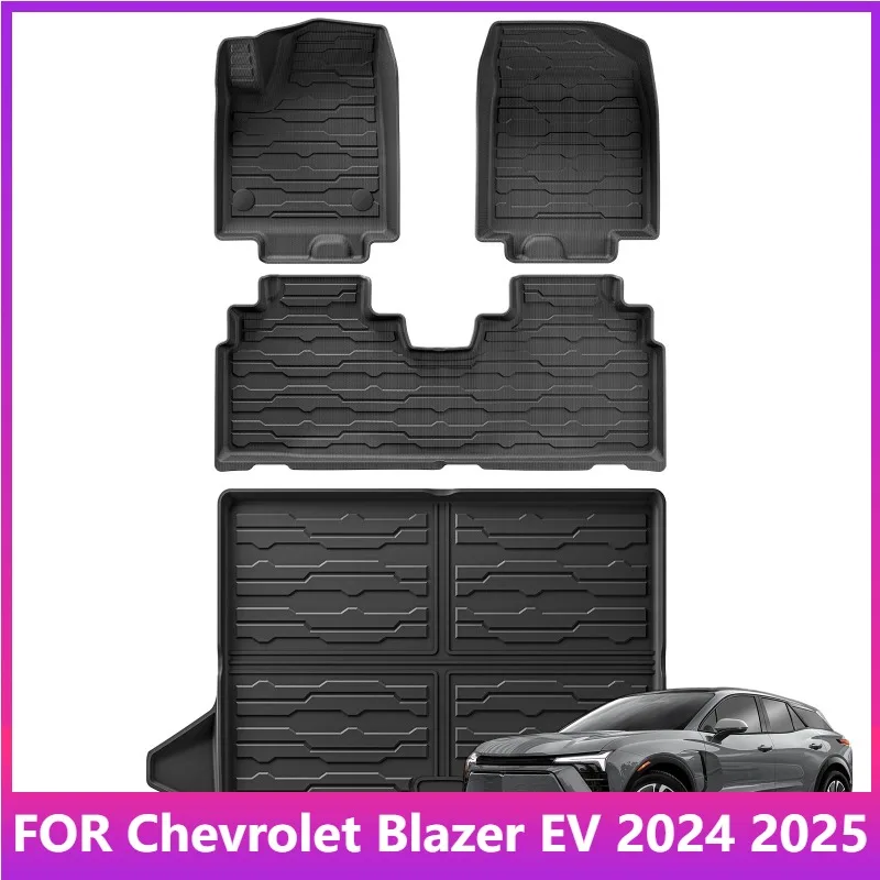 

Для Chevrolet Blazer EV 2024 2025 TPE 3D автомобильные коврики грузовой подкладки багажника всепогодные черные для Honda Prologue EV 2024