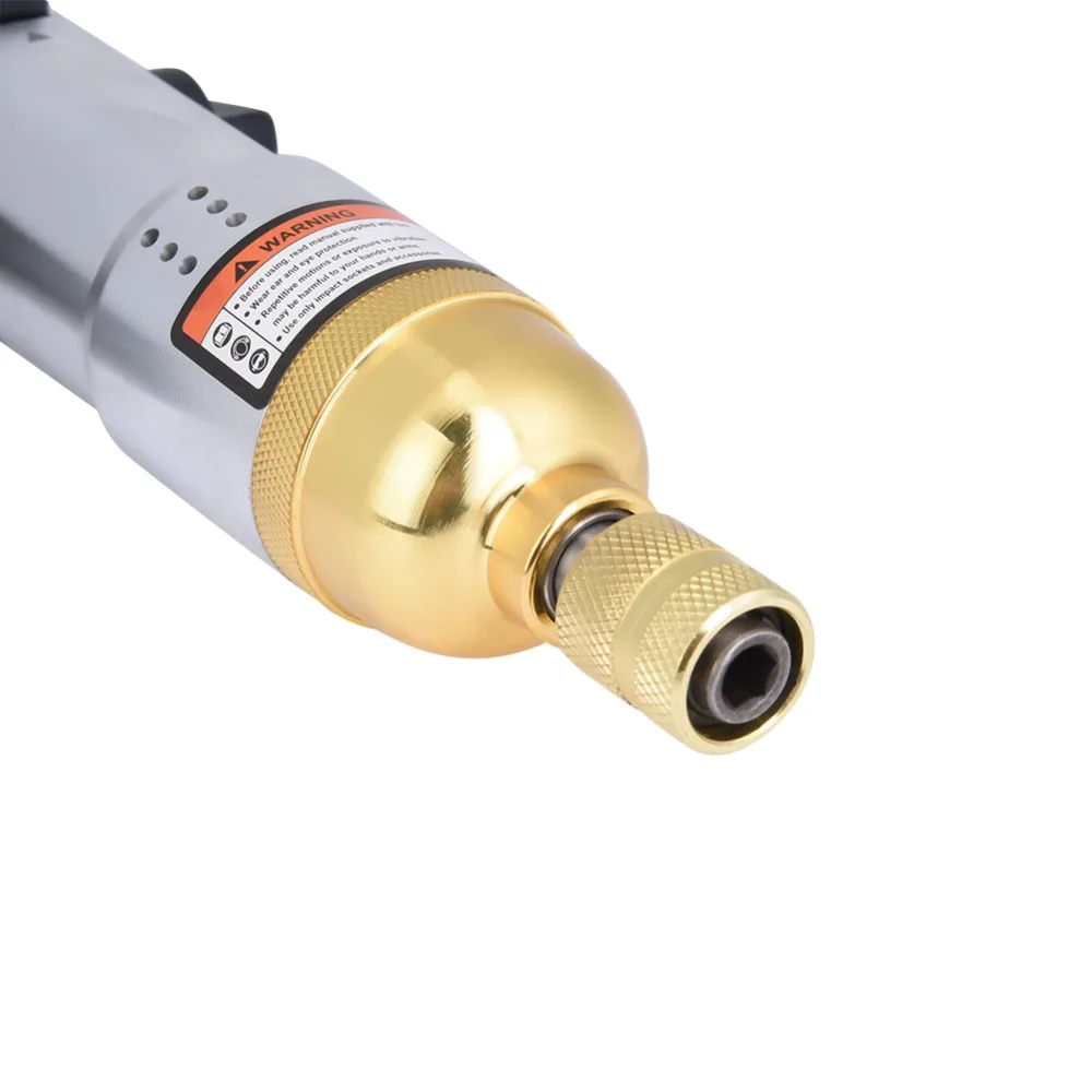 High Torque Pneumatic Screwdriver Front Exhaust Metal Body Industrial Screwdriver Compressed Air Powered Forward Reverse