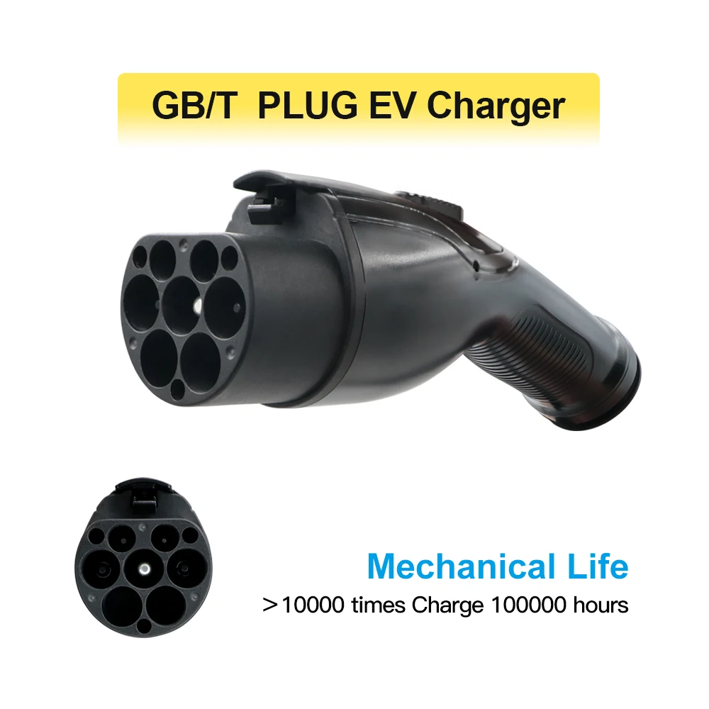 EV Charger Plug GB/T EVSE GBT Convertor 16A 32A 1P 3P 3.6/11/7.2/22KW For Electric PHEV Car Vehicle Charging Station