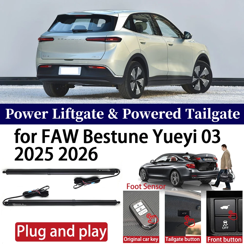 

for FAW Bestune Yueyi 03 2025 2026 Car Electric Tailgate Kit Automatic Boot Lift Closer Power Liftgate System Plug&Play