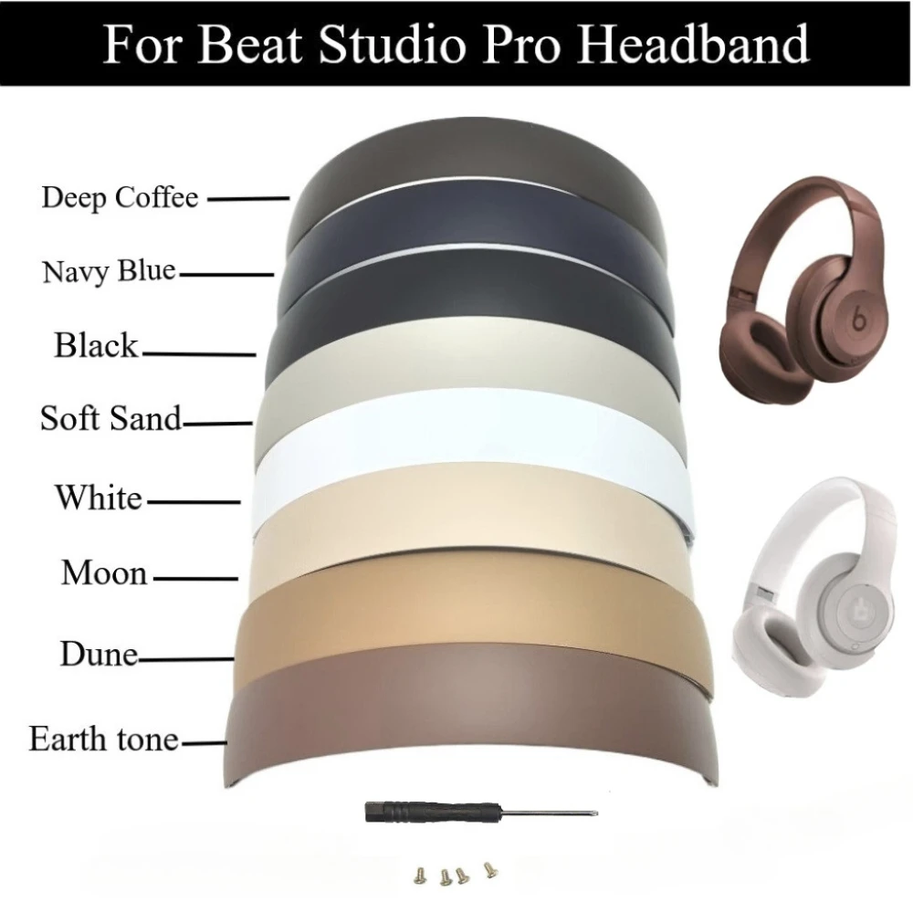 Piezas de repuesto duraderas para auriculares Beat Studio Pro, almohadilla para auriculares inalámbricos, funda para haz de luz con herramienta