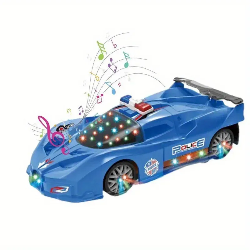 

Electric Transforming Car Toy For Kids Transforming Police Car Vehicle Toys With Lights, Deformation Car Vehicle Toys for Boys