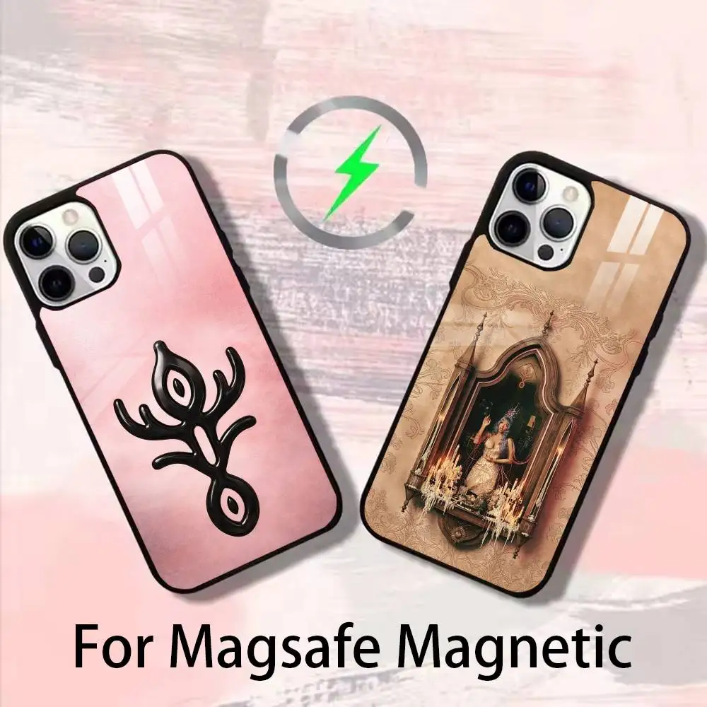 Singer M-Melanie Martinez H-HADES THE SACRIFICE Phone Case For iPhone 17,16,15,14,13,12,Plus,Pro,Max For Magsafe Magnetic Charge