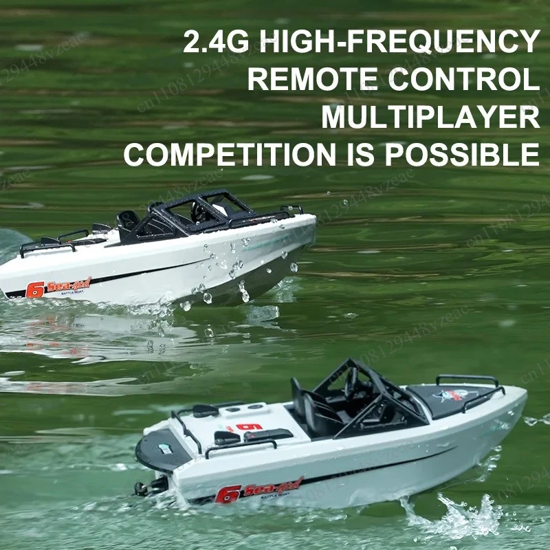 693 Kart Boat Electric Water Rowing Model for Kid Gift 2.4G Remote-Controlled Boat Brushless Turbojet High-Speed Speedboat