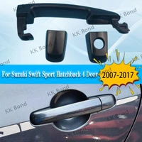 Para Suzuki Swift Sport Hatchback 4 puertas 2007-2017 SX4 tapa de manija de puerta Exterior delantera trasera con orificio para llave 6010-18-021402P