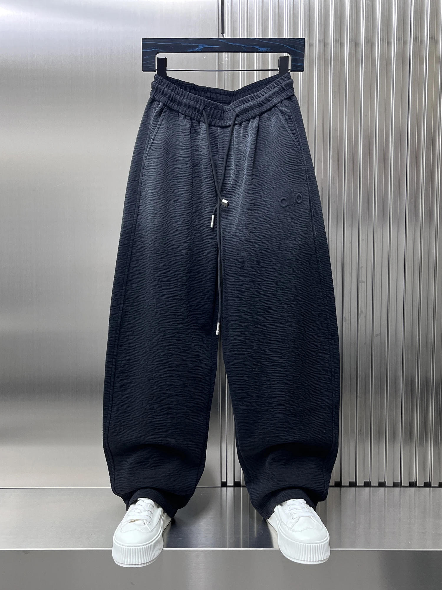 

Мужские спортивные брюки свободного кроя, осенняя новинка, американские повседневные широкие брюки-джоггеры с градиентным цветом и прямым кроем