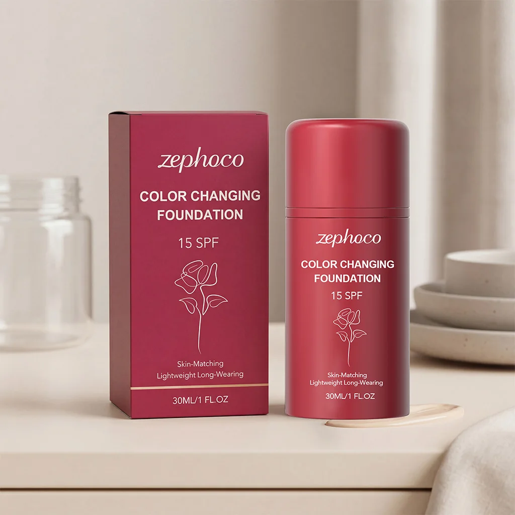 Temperature-Adaptive Foundation - Hydrating, Sheer, Lightweight, Natural Finish and Daily Portable Convenience
