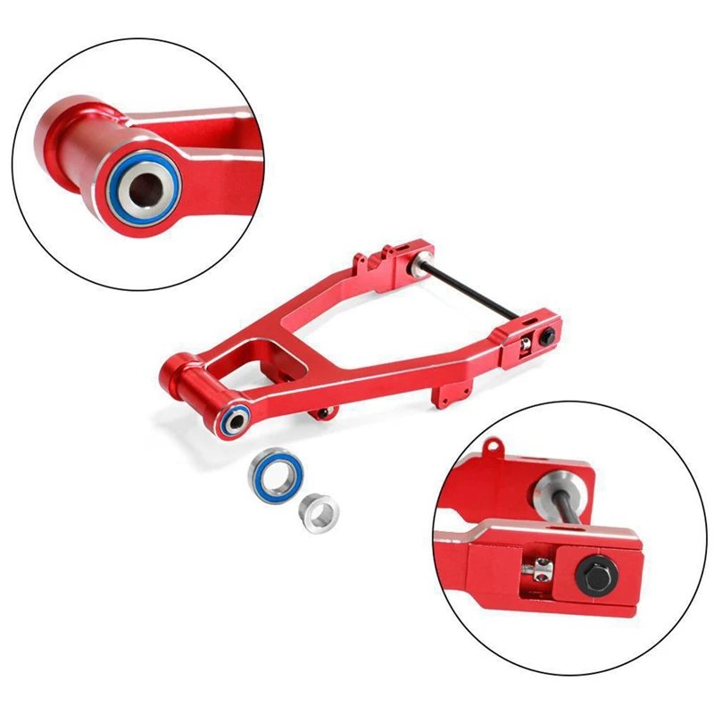 電気自動車用リアスイングアーム,シルバーホイール付きシート交換,losi 1/4 promoto-mx rcカー用リアフォーク,264000