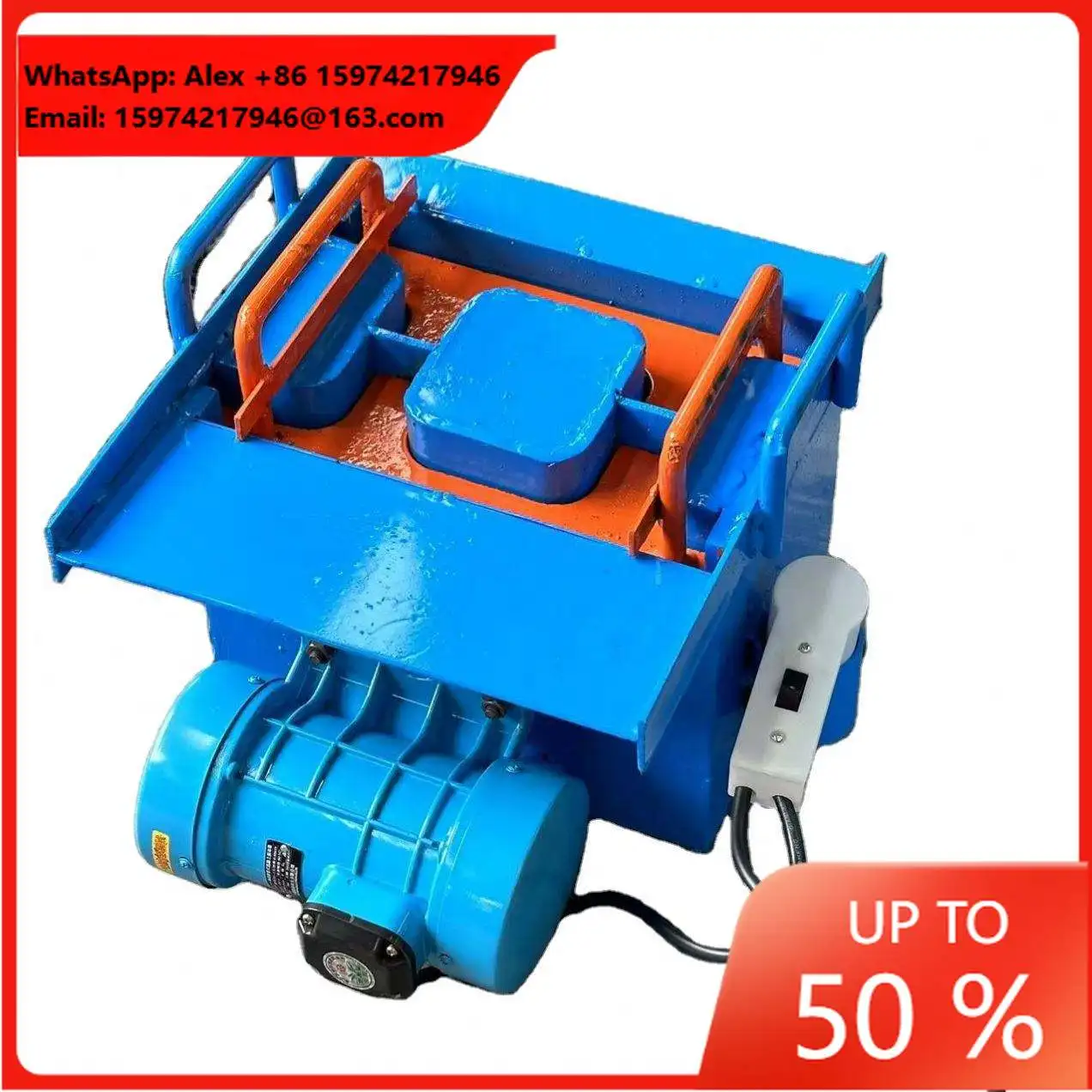 Electric Cement Scale Manual Block Moulder Engines Mini Mobile Commercial Concrete Cement Brick Making Block Making Machine