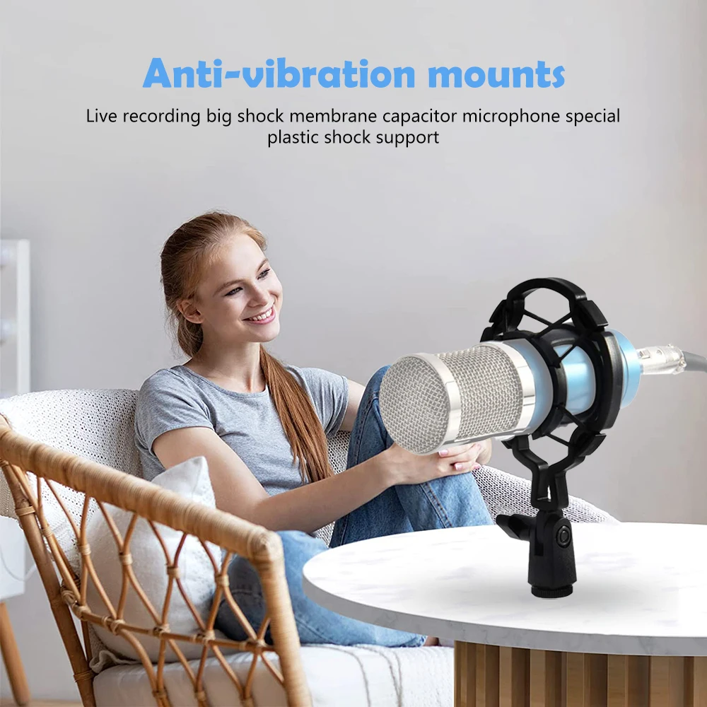 Universal Microphone Shockproof Bracket Recording Studio Clip  Microphone Stand Shock Mount for Computer Condenser Microphone