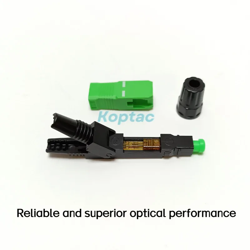 10/20 peças conector rápido de fibra óptica sc apc/upc monomodo 55mm sc apc conector rápido de fibra óptica sc upc ftth