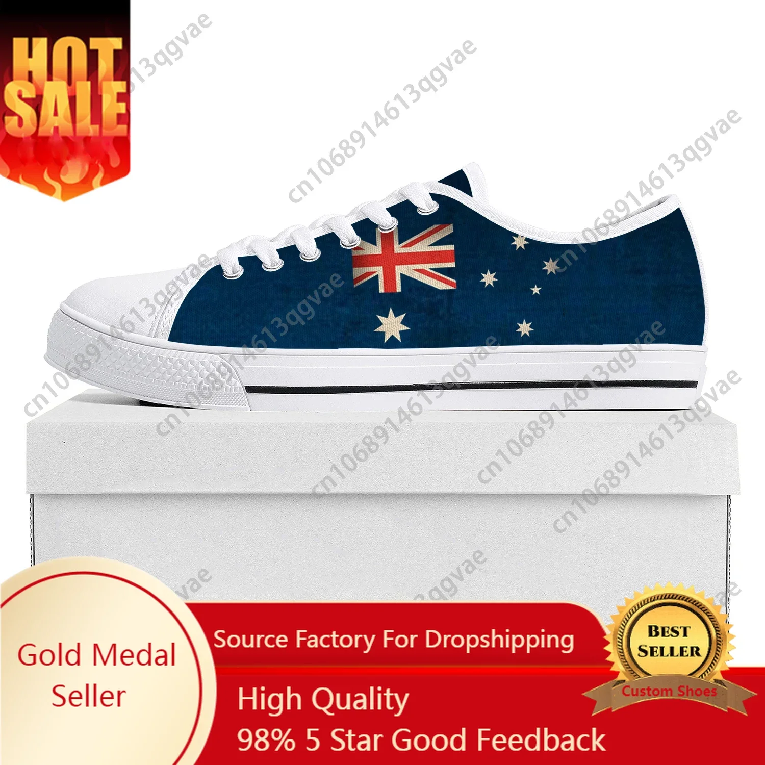 

Australian Flag Low Top High Quality Sneakers Mens Womens Teenager Canvas Sneaker Prode Casual Couple Shoes Custom Shoe