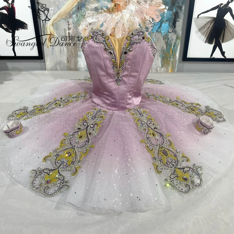 

High quality Dusk Purple Professional Ballet Tutu Le Corsaire Ballet Costumes Woman BT4418