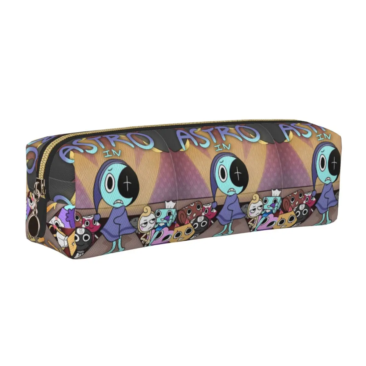

Dandys World Games Poster Pencil Case Pencil Pouch Pen Box for Girl Boy Large Storage Bag School Supplies Gifts Stationery