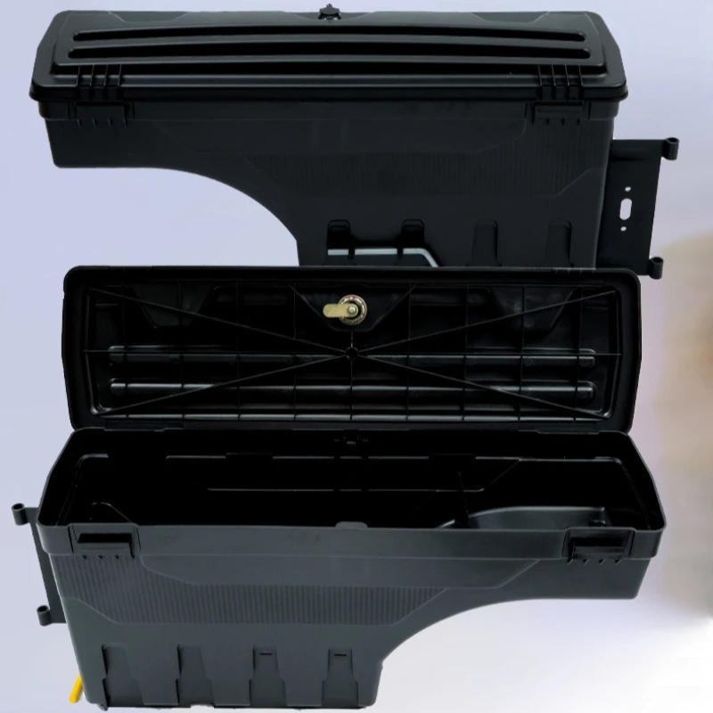 Suitable for Ford Ranger 2023 + Modified Rotatable Tail Box Durable Storage Box Back Bucket Cap Side Boxes Automobiles Parts