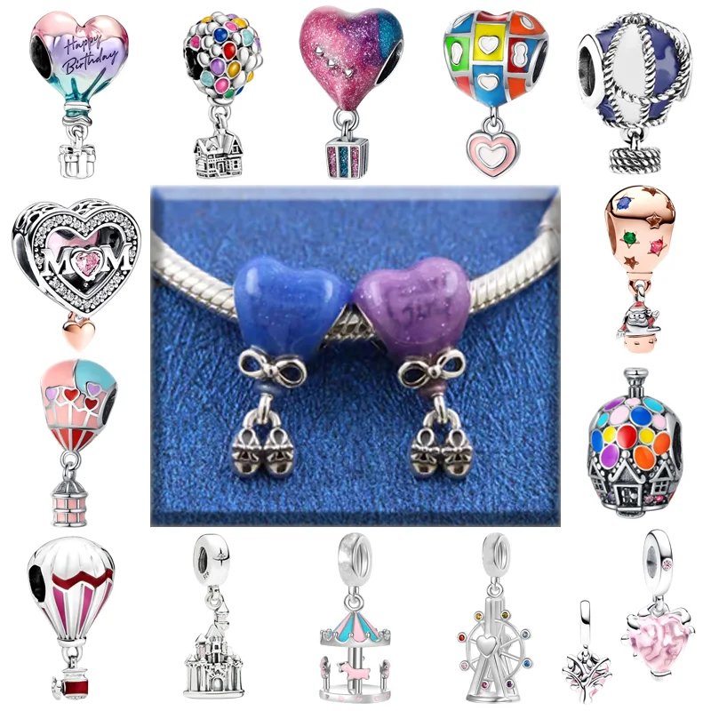 

Hot Sale 2025 Hot air balloon series Applicable to Original European Silver 925 Bracelet &DIY Fine Women Bangle Jewelry Gift ﻿