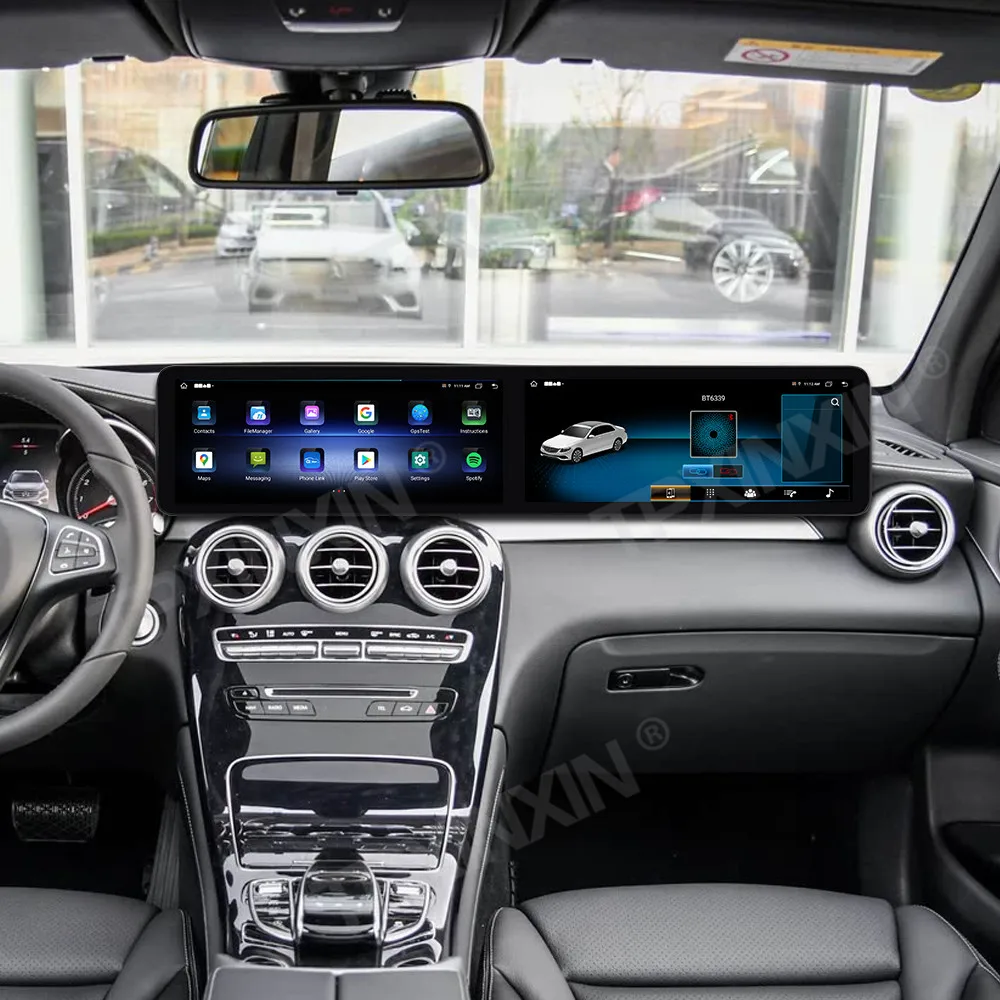 

GPS Navigation Dual 12.3 Inch Car Radio For Mercedes-Benz GLC C 2015-2018 Android 13 NTG 5.0 CarPlay Multimedia Player Stereo