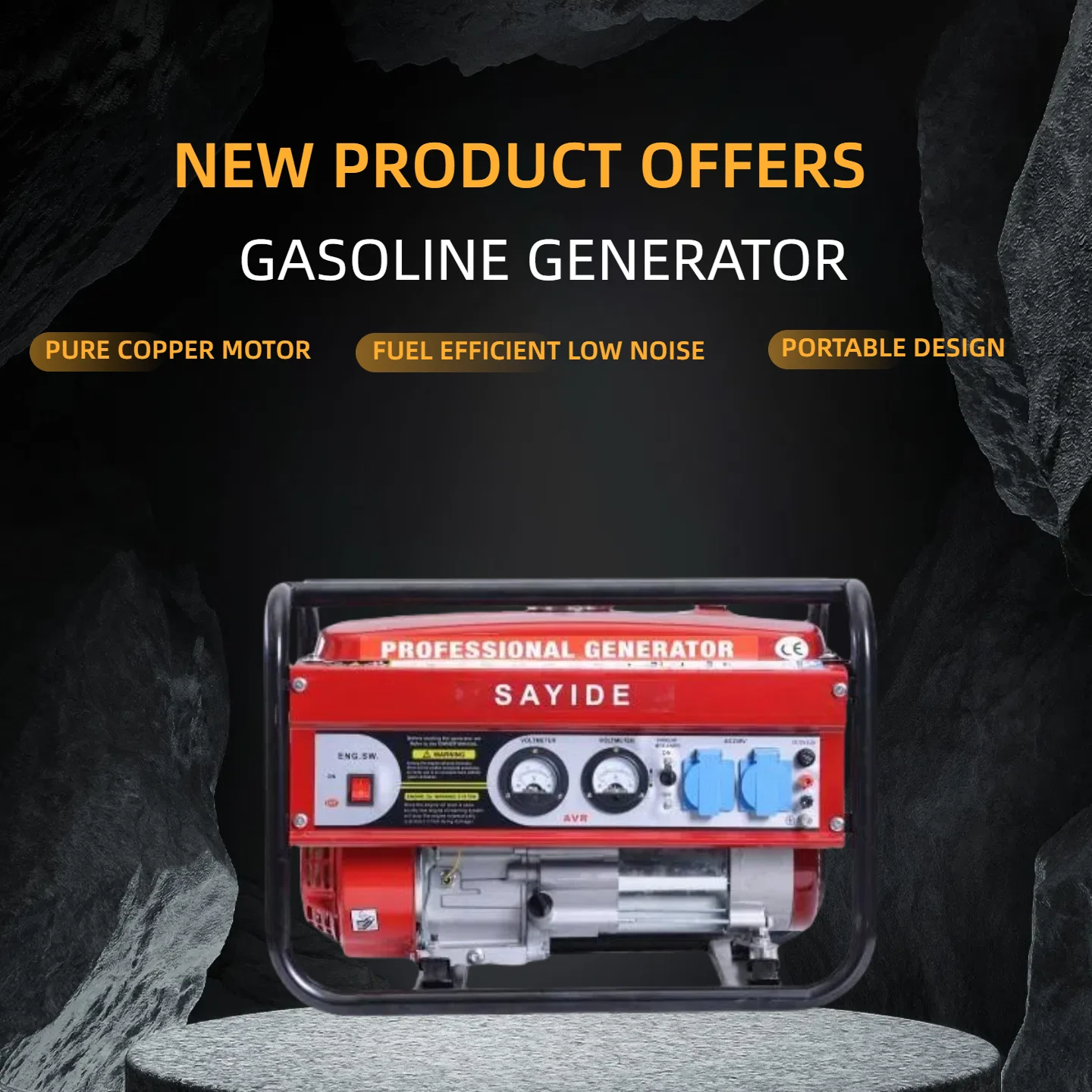 

24v Generator Noiseless Ready-to-use Electricity Generatorspetrol Power Generator Portable Factory Direct Sales Customizable