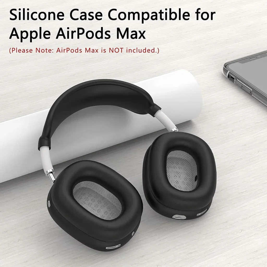 Per Airpods Max custodia per auricolari custodia protettiva in Silicone morbido per Apple Airpods Max custodia per accessori per cuffie antigraffio