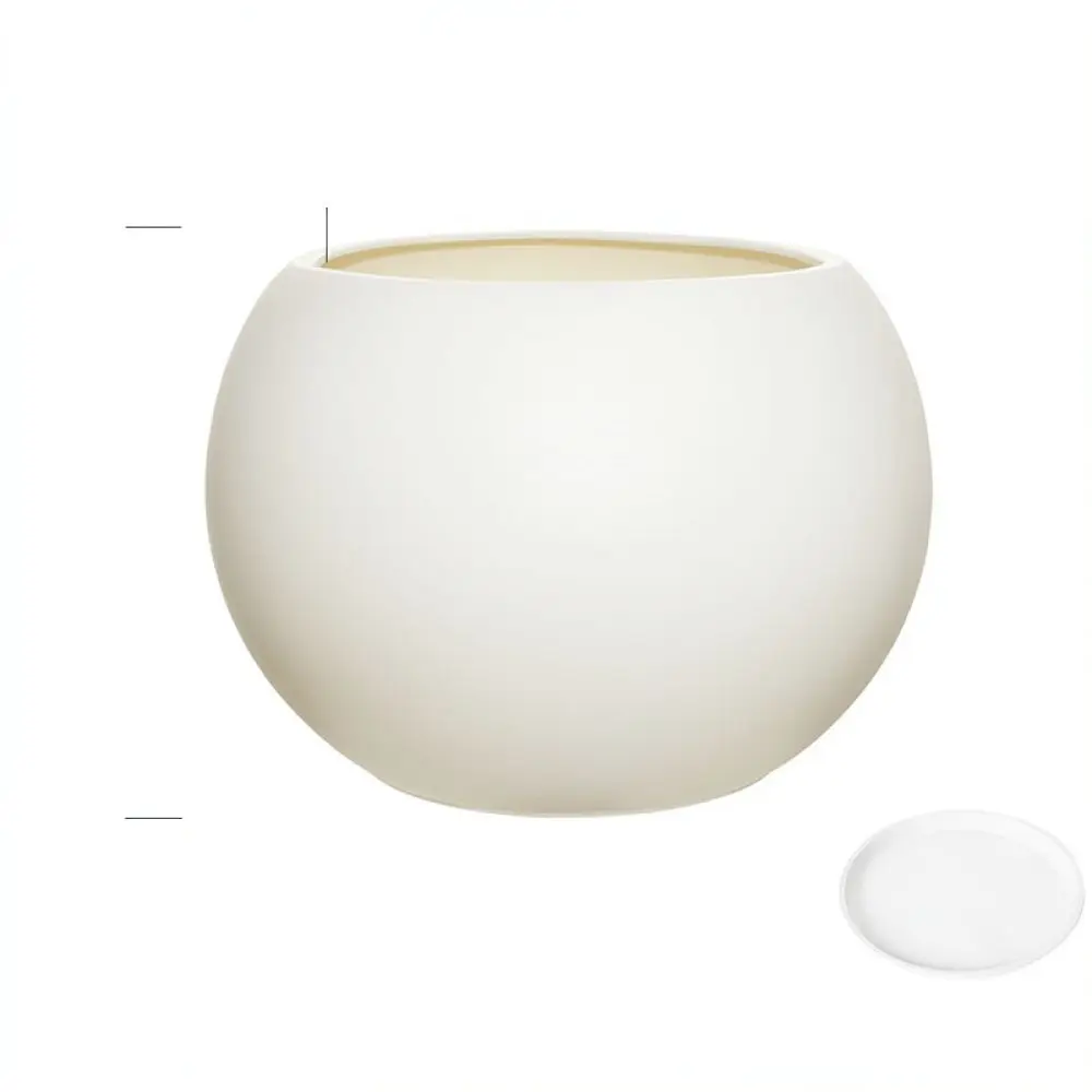 Nordic Style Resin Plant Pot Modern Decorative Flower Container Thickened Floor Basin For Large Green Plants Living Room Balcony