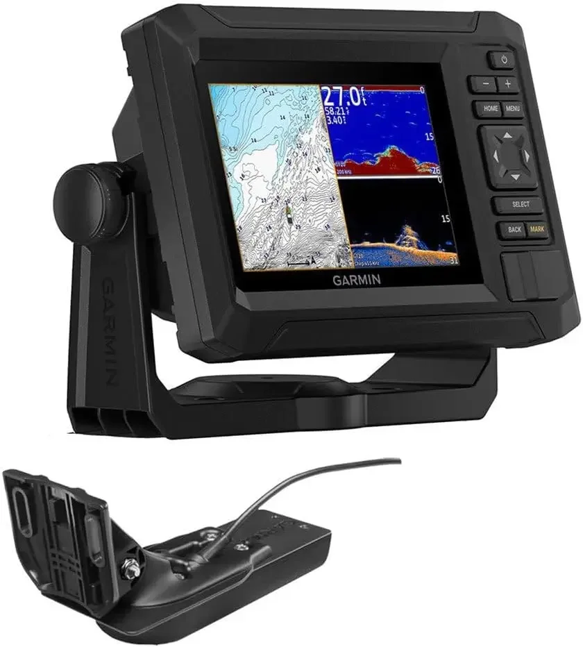 Garmin ECHOMAP UHD2 54CV チャートプロッター/魚群探知機（米国沿岸地図と GT20-TM 付き）[010-02591-51]
