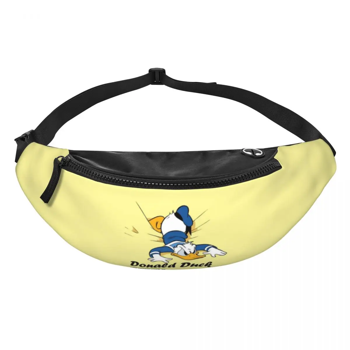 

Custom D-Donald Anime Duck Fanny Pack for Women Men Fashion Crossbody Waist Bag Cycling Camping Phone Money Pouch