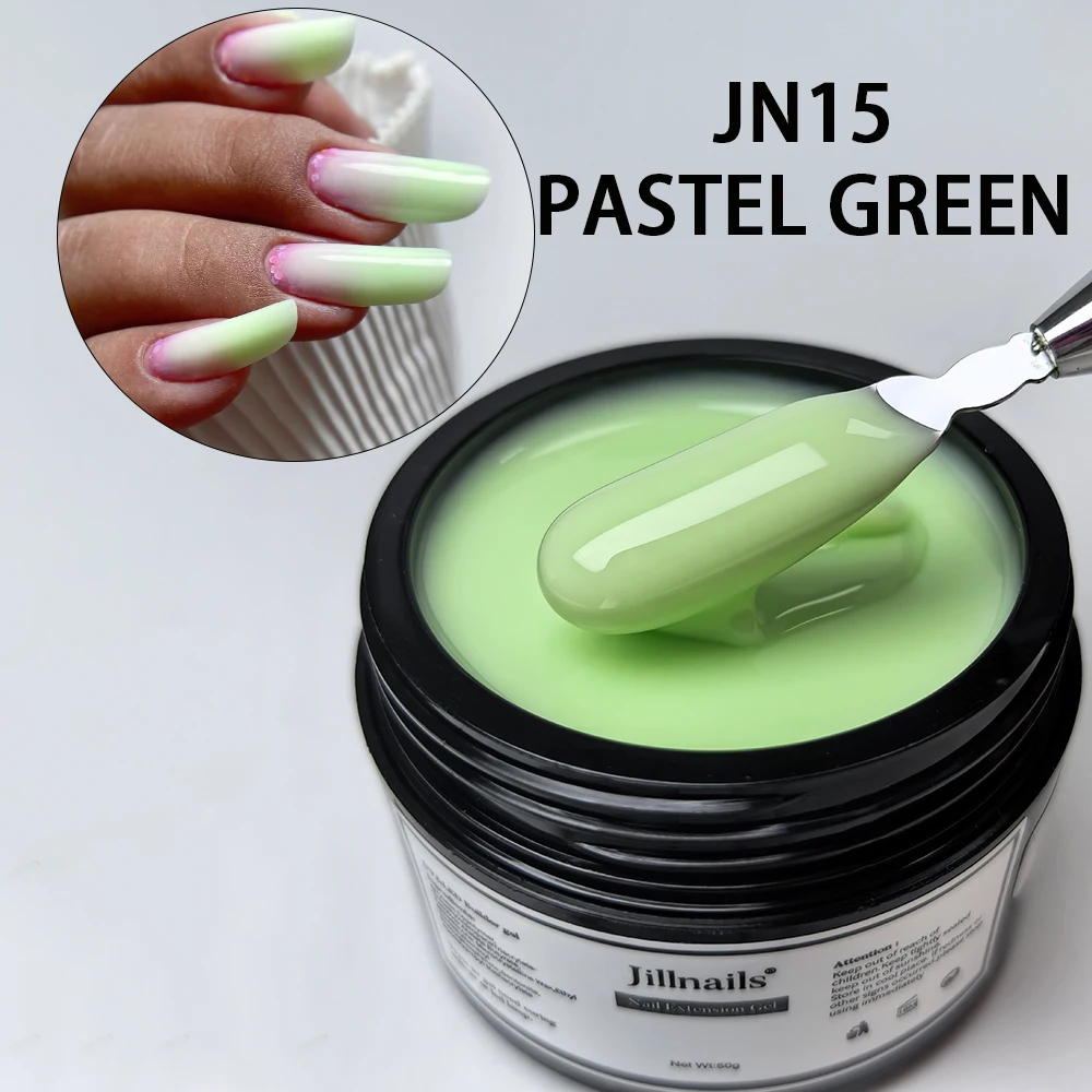 Jillnails Macaron Gel Builder Nagelgel 100g/50g LED UV Gel für Nagelverlängerung Gel-Aufbau 1 Stück/3 Stück/6 Stück/8 Stück Set