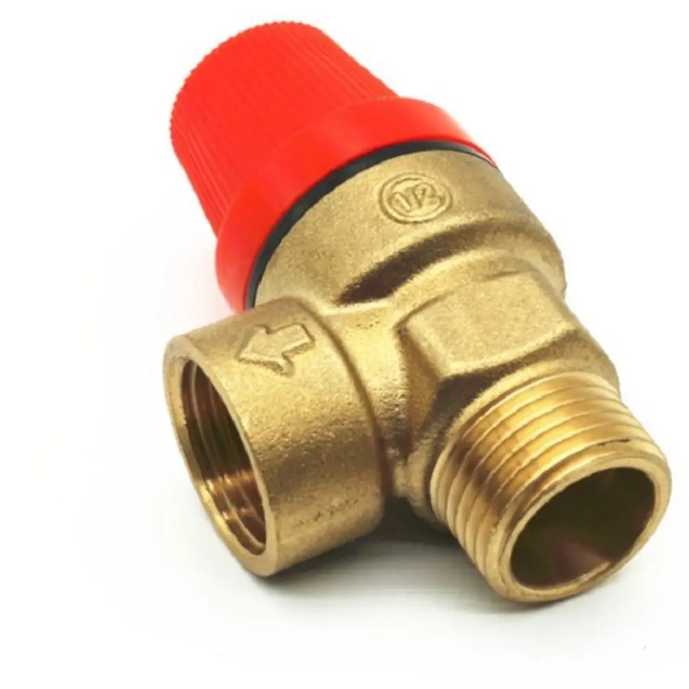 

Color Gold Pressure Valve Easy Installation Inner and Outer Wire Brass Safety Valve Efficient Pressure Control Brass Material