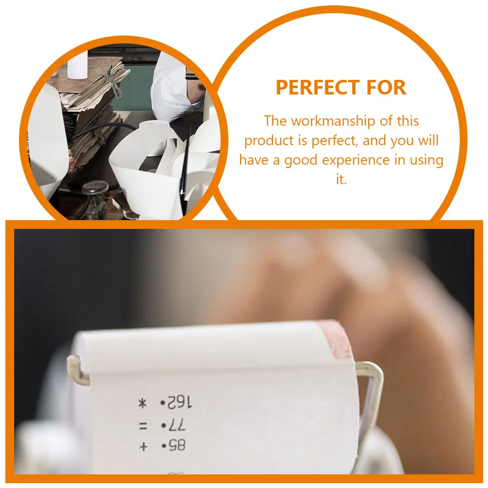 Multipurpose Thermal Paper Roll 10 Rolls Stable White Crisp Clear Printing Home Shops Office Hotel Restaurant Applications