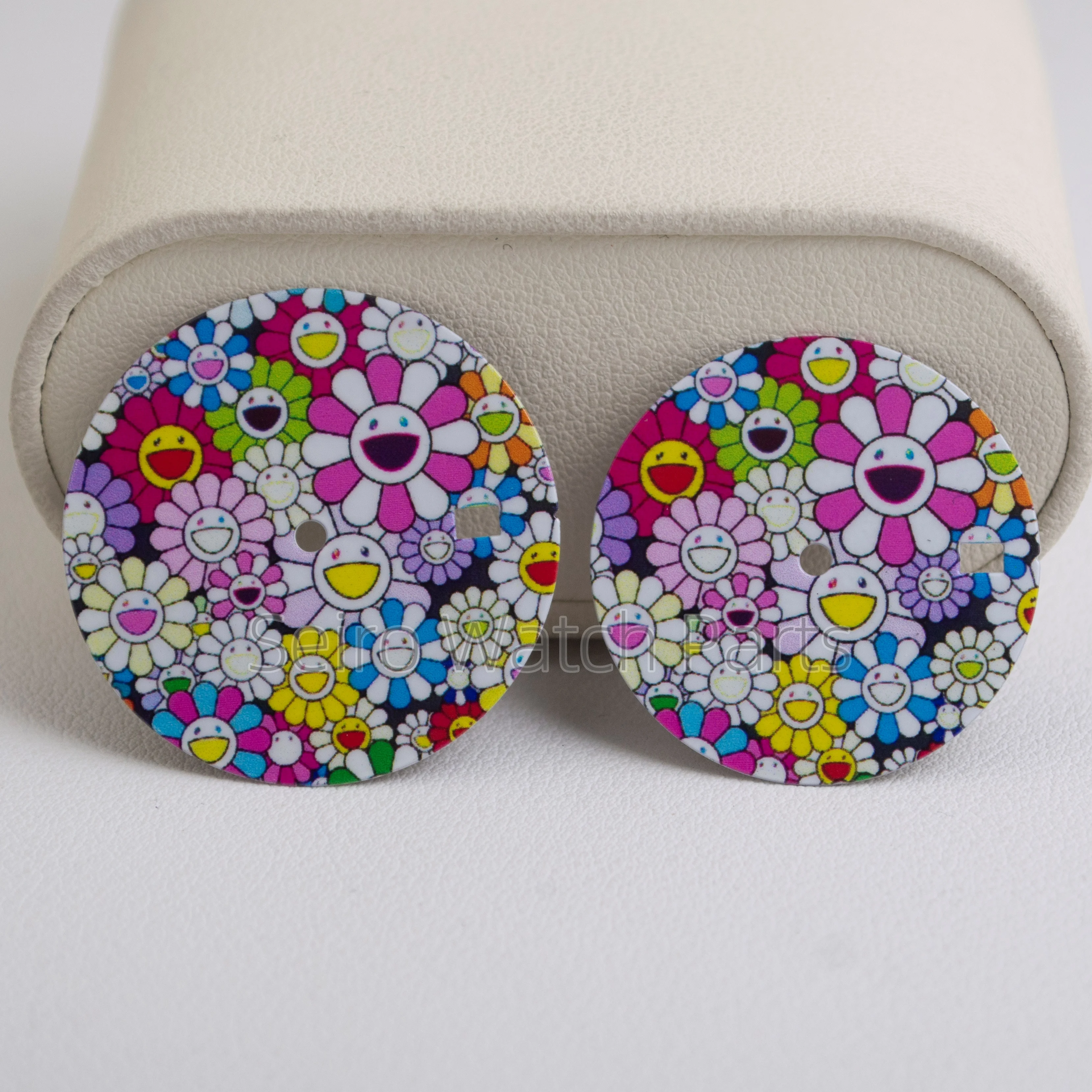 31.5MM/28.5MM Floral Watch Dial for SUB Datejust NH35 NH36 4R 7S Movement Sun Flower Modified Watch Face Dial Accessories