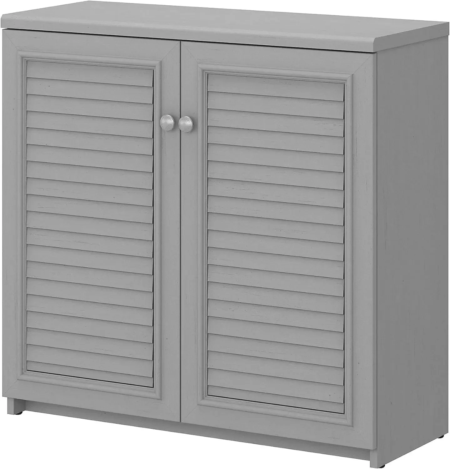 

#For Fairview 30.71-Inch Small Storage Cabinet with 3 Shelves, Modern Accent Cabinet, Shiplap Gray/Pure White/Cape Cod Gray
