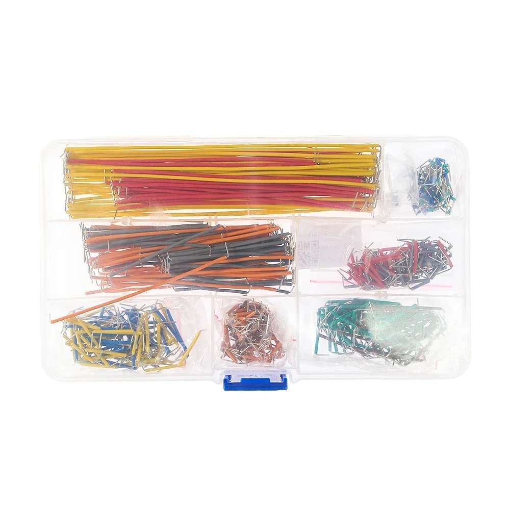 140-840Pcs Preformed Breadboard Jumper Wire Kit 14 Lengths Assorted for Breadboard Prototyping Circuits DIY Electronic Kit