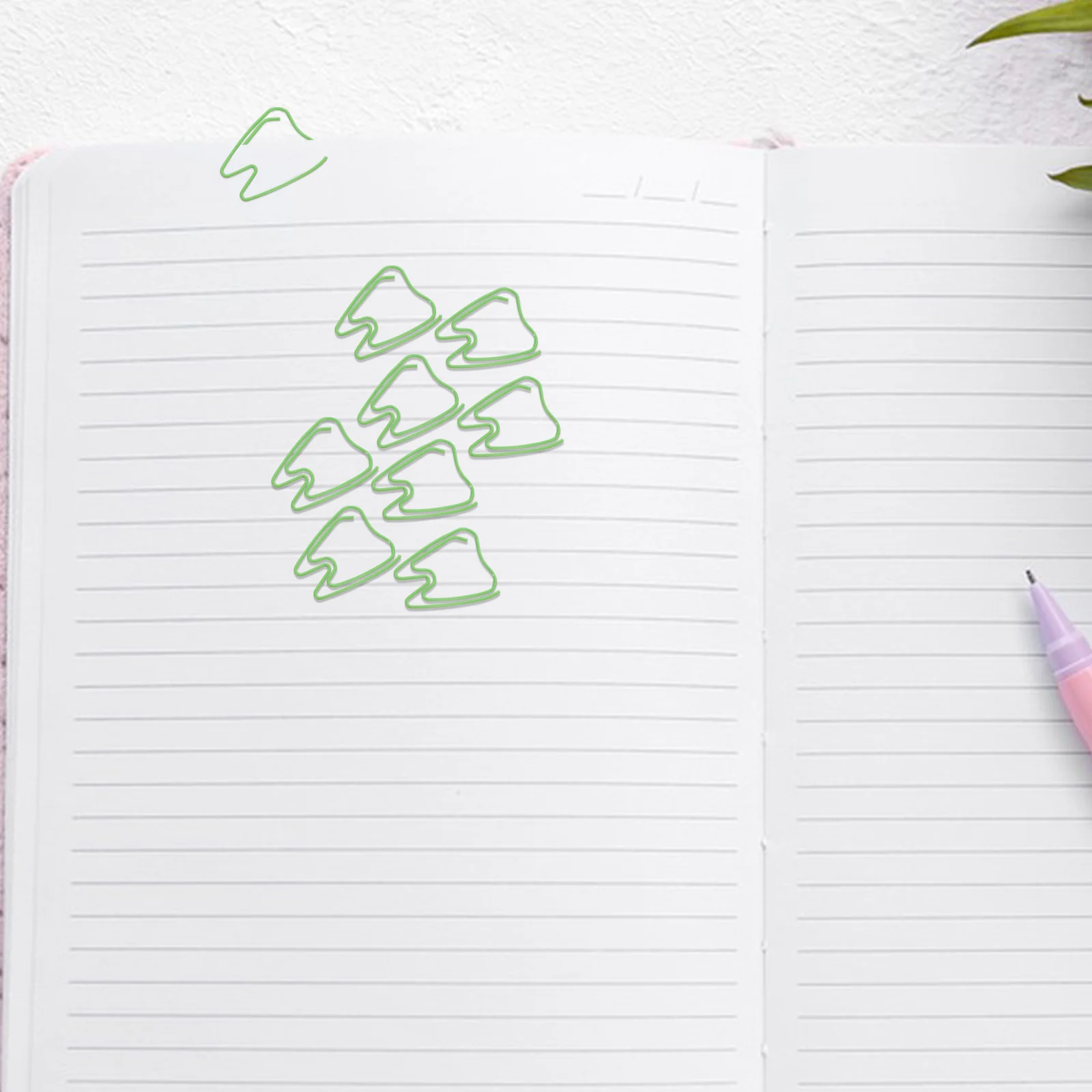 

100Pcs Cute Tooth Shaped Paper Clips Small Creative Paperclips for Office School Document Organizing Supplies Paper Clips Small