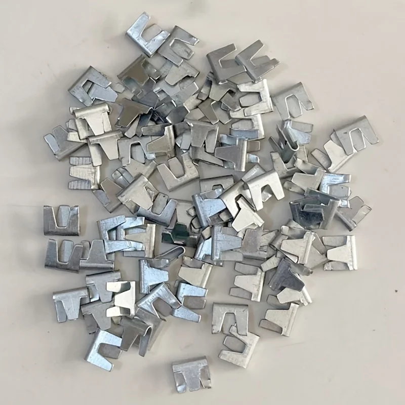 300Pcs Stainless Steel Pet Cage Fasteners Metal Pet Cage Connectors Binding Clips Suitable for Small Pet Cage Repair and Assembly